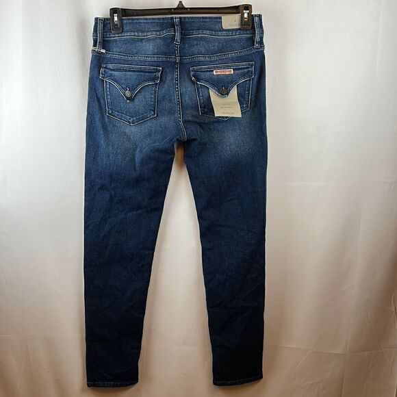Hudson Jeans Collin Mid-Rise Skinny Jeans- Sea Floor - Size 32- NWT - Picture 5 of 11
